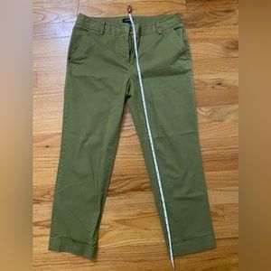 J. Crew Green Capris